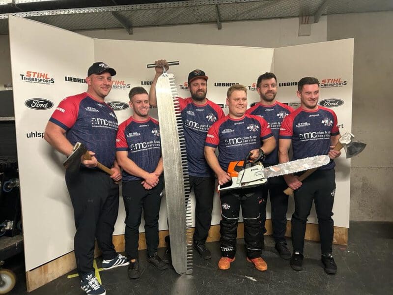 MC Plan & Site Services are proud sponsors of Team GB at the STIHL TIMBERSPORTS® World Cha