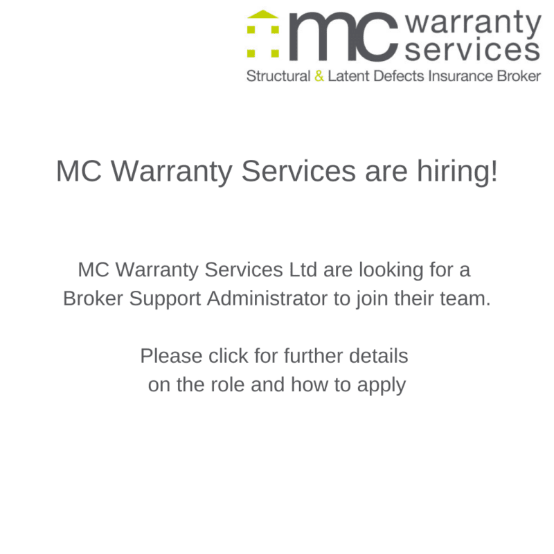 MC Warranty Services are hiring!