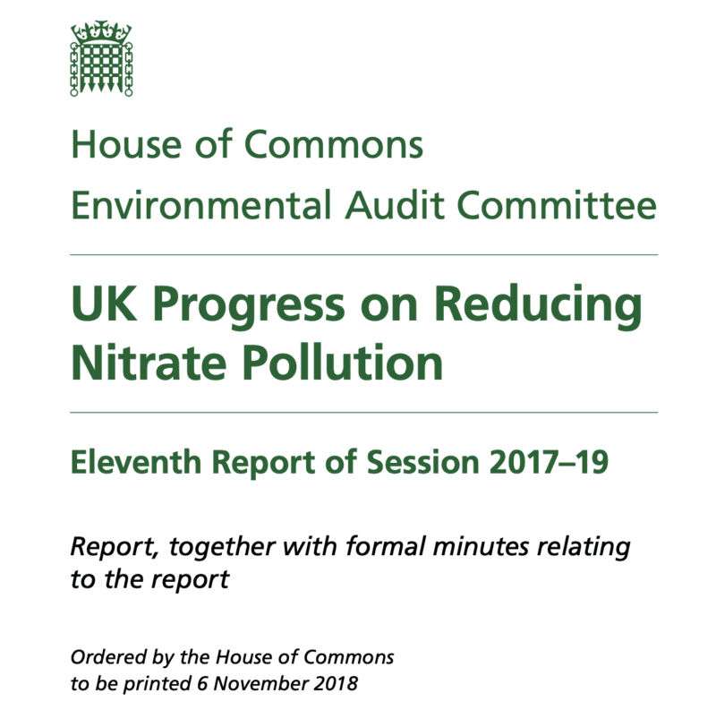 UK Progress on Reducing Nitrate Pollution